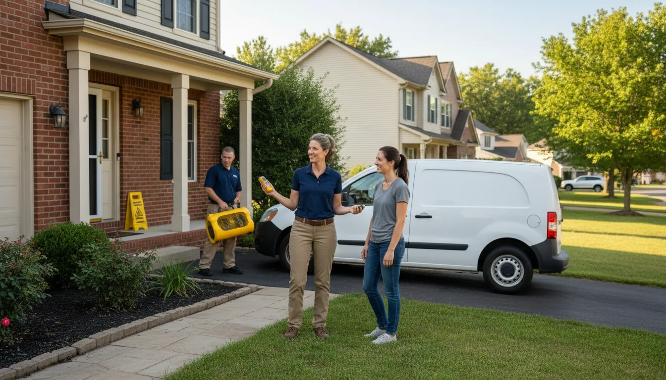 Water restoration image for Dehumidification And Cleanup Services in Cedar Knolls, NJ
